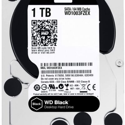 WD Black 1TB Performance Desktop Hard Disk Drive – 7200 RPM