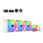 SAMA SI360 Liquid CPU Cooler 360mm Addressable RGB Pump PWM & FDB Fans AIO Water Cooler