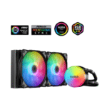 SAMA SI240 Black Liquid Cooler 240mm AIO Radiator Addressable RGB PWM Fan CPU cooler for Intel AMD PC Case