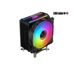 SAMA KA400I CPU Air Cooler 4 Heat Copper Pipe 120mm Cooling Fan Addressable RGB Aluminum