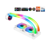 SAMA PS240mm Cpu Liquid Cooler ARGB 240 AIO With Infinity Mirror Aluminum PC