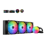 SAMA SI360 Liquid CPU Cooler 360mm Addressable RGB Pump PWM & FDB Fans AIO Water Cooler