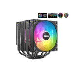 SAMA 6PDW ARGB Black CPU Air Cooler 120mm Cooling Fan