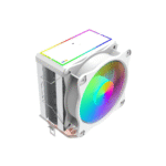 SAMA KA450DW RGB CPU Air Cooler 9cm PWM Fan 4 Copper Heat Pipes For AMDIntel Universal Computer Cooling Radiator White