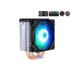 SAMA KA400D RGB CPU Air Cooler with 12cm PWM Fan,4 Copper Heat Pipes For AMDIntel