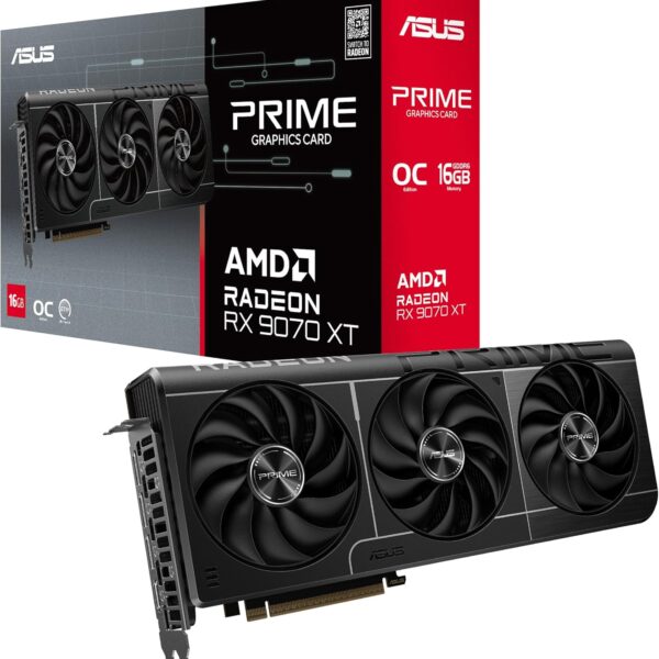 ASUS Prime Radeon™ RX 9070 XT OC Edition Graphics Card