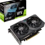 ASUS Dual NVIDIA GeForce RTX 3060 V2 OC Edition 12GB GDDR6 Gaming Graphics Card