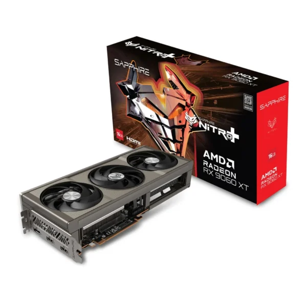 Sapphire Nitro+ Radeon RX 9060 XT Gaming OC Graphics Card 16GB GDDR6