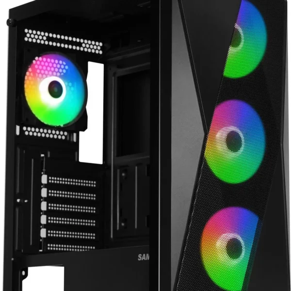 Sama 3313 ATX Tower Gaming Case with 4x120mm ARGB Fans