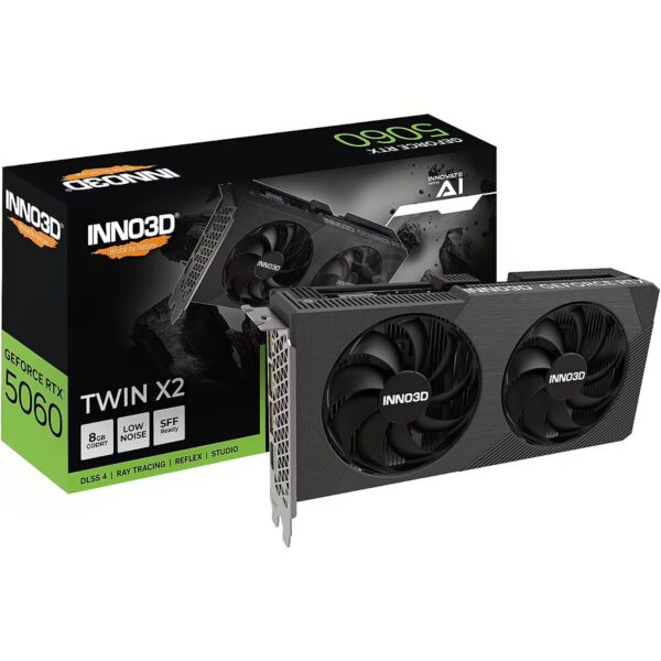 Inno3D GeForce RTX 5060, 8GB GDDR7, TWIN X2 (DLSS 4)