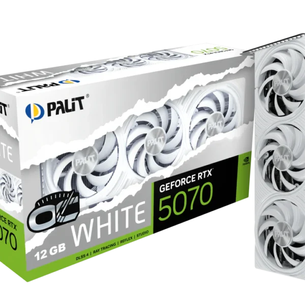 Palit RTX 5070 WHITE OC 12GB GDDR7 192bit 3-DP HDMI
