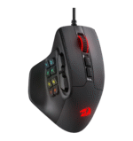 Redragon M811 Aatrox MMO Gaming Mouse, 15 Programmable Buttons Wired RGB Mouse w/Ergonomic Natural Grip Build, 10 Side Macro Keys, Software Supports DIY Keybinds & Backlit