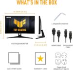 ⁦ASUS TUF Gaming 27” 1440P Monitor (VG27AQL5A) – 2K QHD (2560 x 1440), 210Hz, 0.3ms, Fast IPS, Extreme Low Motion Blur Sync, Speakers⁩ - الصورة ⁦4⁩